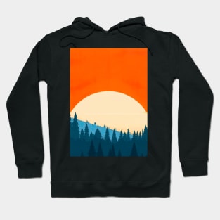 Orange Sundown Hoodie